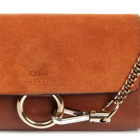 chloe faye wallet on strap sale